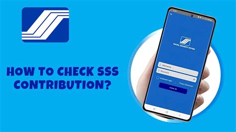 how to check sss contribution online without registration|How to Check SSS Contribution Online: Updated .